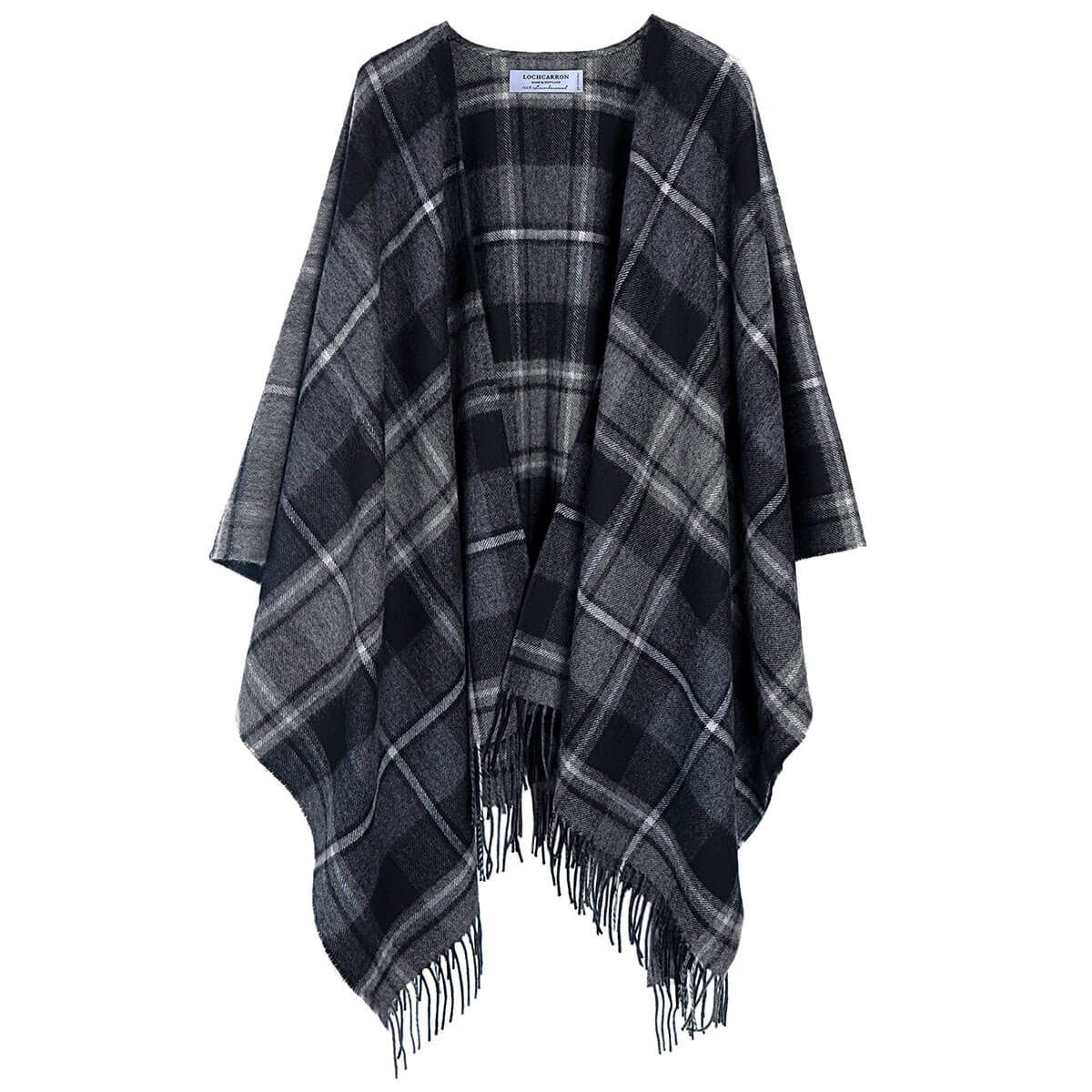 Lambswool Serape MacRae Hunting Grey Tartan